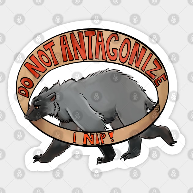 Do Not Antagonize Sticker by manicgremlin